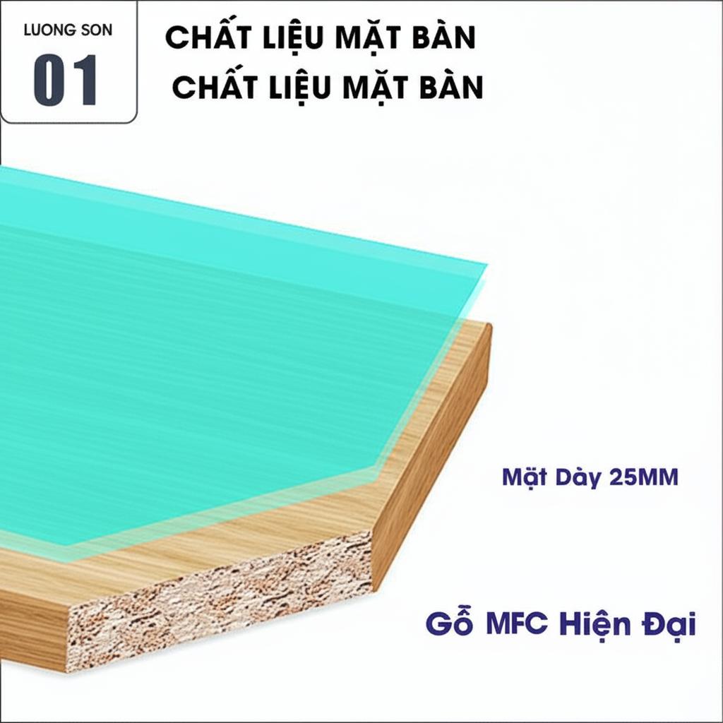 Góc làm việc hiện đại với BLV91-T