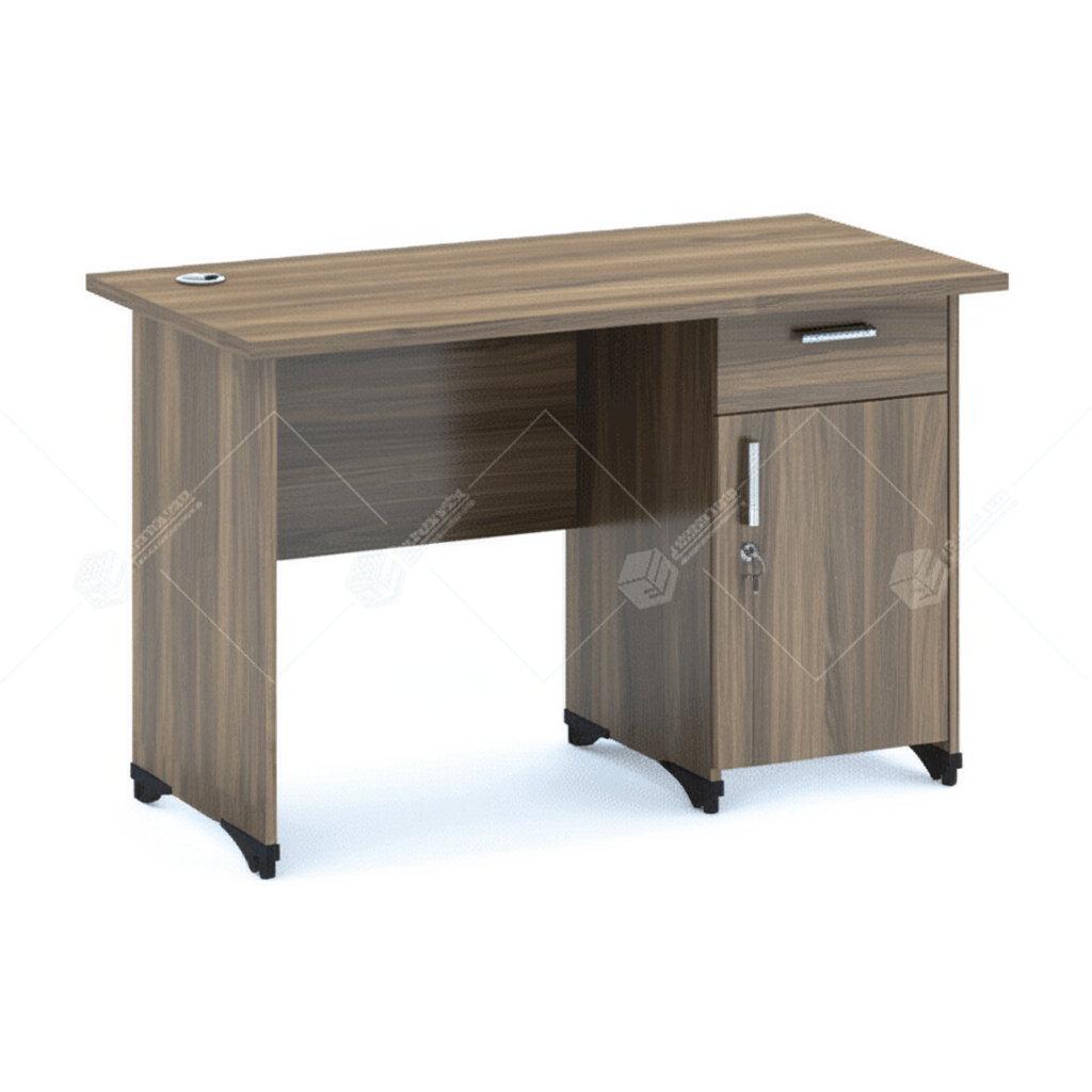 Bàn làm việc gỗ hộc sâu BLV98N - thiết kế tối giản, hiện đại