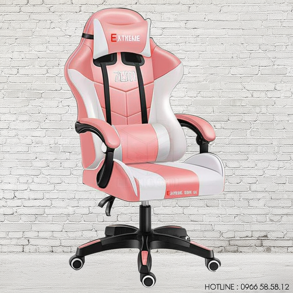 edit Ghe gaming mau hong trang G1208 HT 4