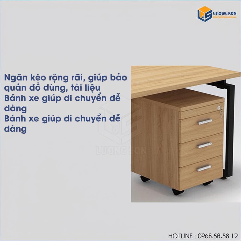 Hộc tủ phụ đi kèm – tăng tiện ích lưu trữ