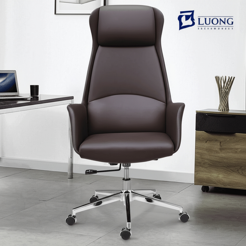 Tựa lưng cao, hỗ trợ cột sống tối ưu