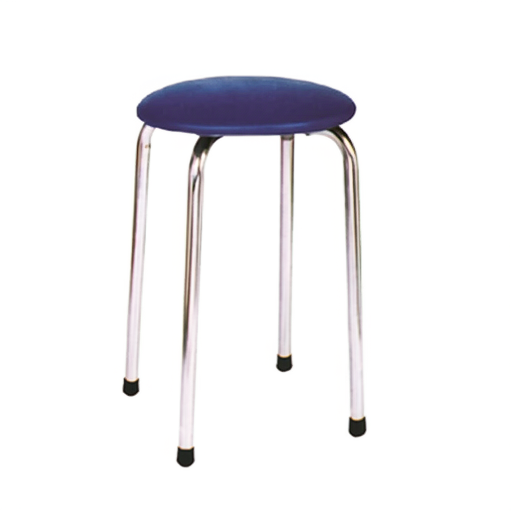 Ghế đẩu inox mặt đệm GD02 - Hình 4
