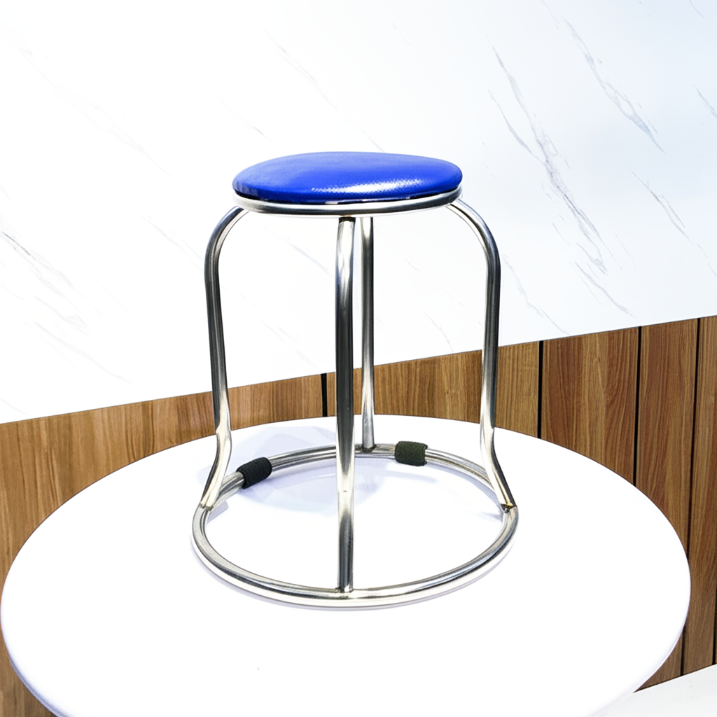 Ghế đôn inox mặt đệm GD07
