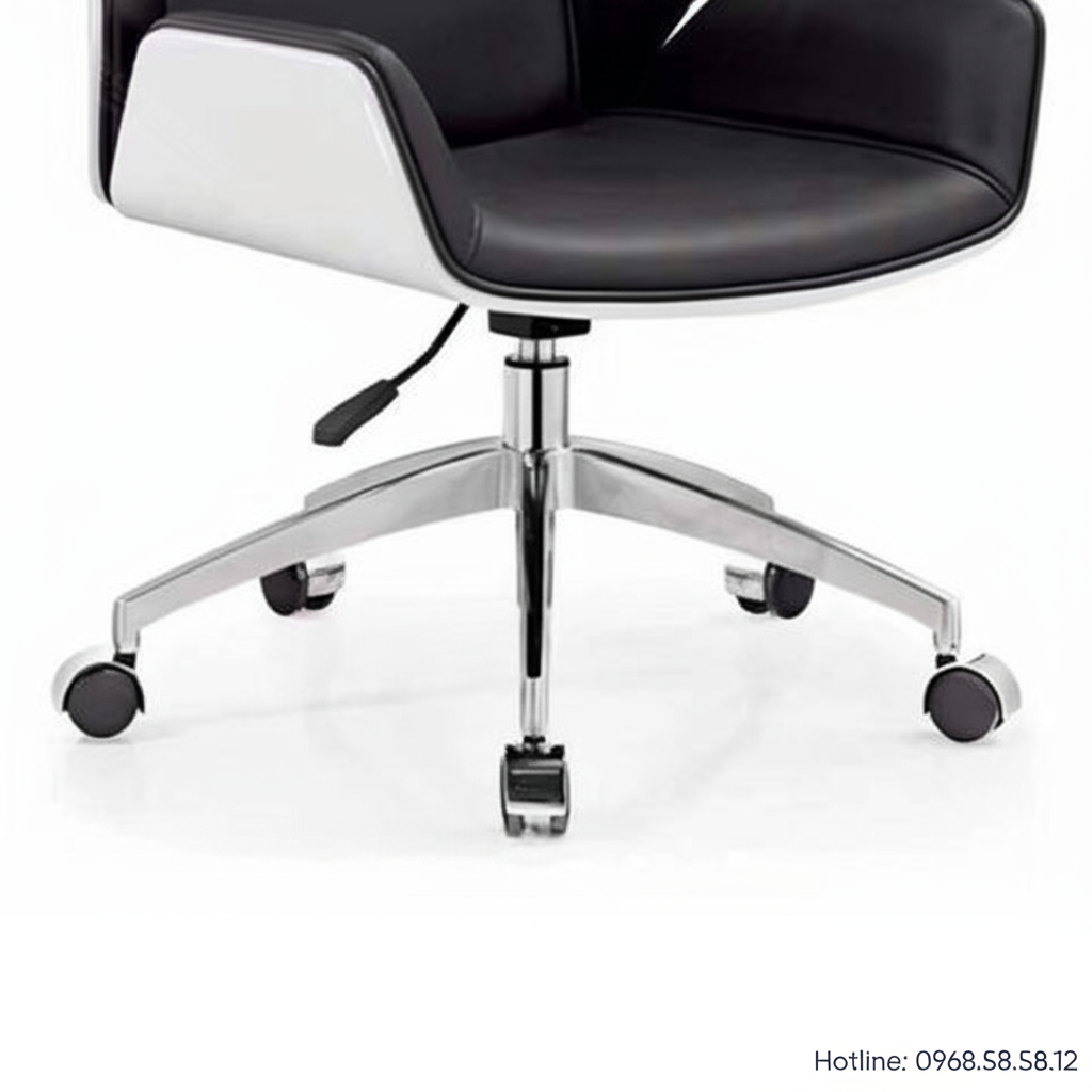 Ghế phòng giám đốc D540 chân xoay - Hình 4