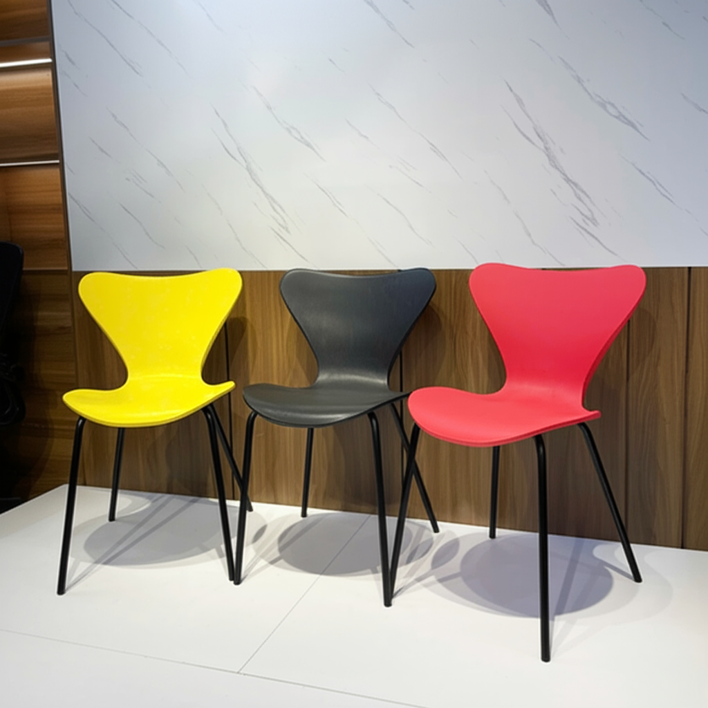 Ghế Thiên Nga Chân Sơn Đen - Góc nhìn 4