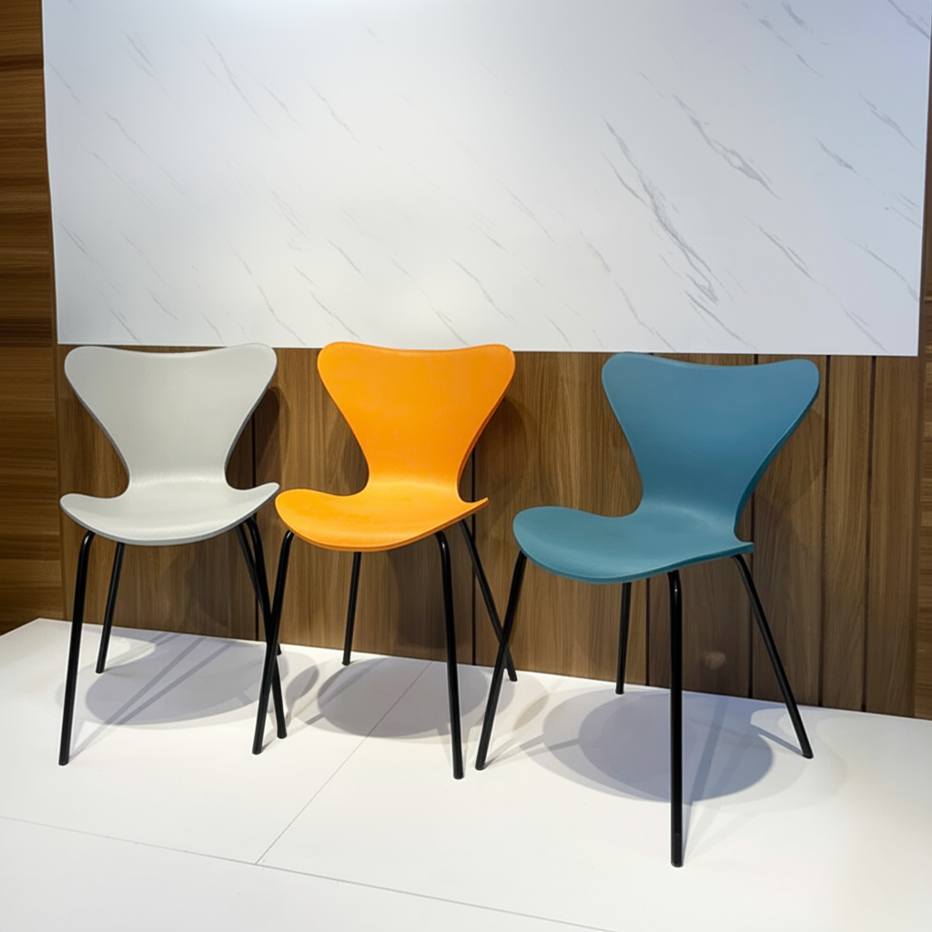 Ghế Thiên Nga Chân Sơn Đen - Góc nhìn 3