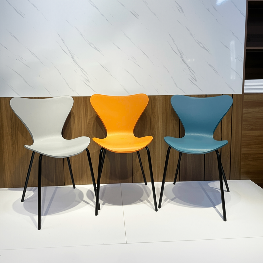 Ghế Thiên Nga Chân Sơn Đen - Góc nhìn 2