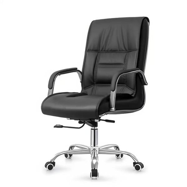 Ghế xoay da lưng trung G9670B-Black