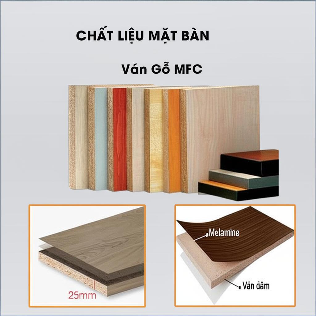 Phối cảnh bàn giám đốc IMA 1m6 trong văn phòng