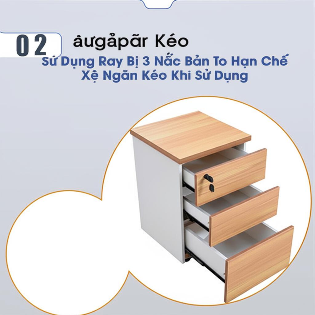 Hộc di động HT16N Etovi - Phù hợp mọi đối tượng sử dụng