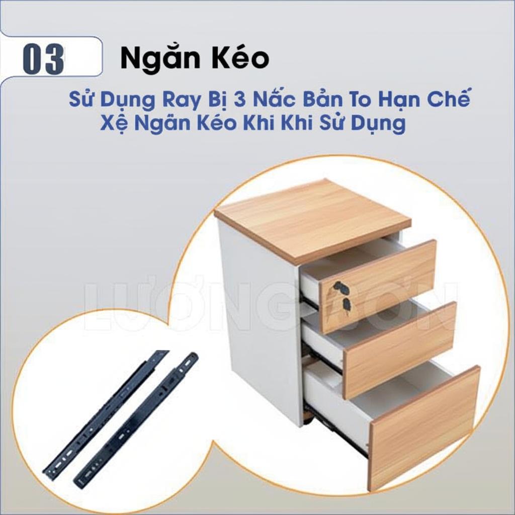 Hộc di động văn phòng HT15N
