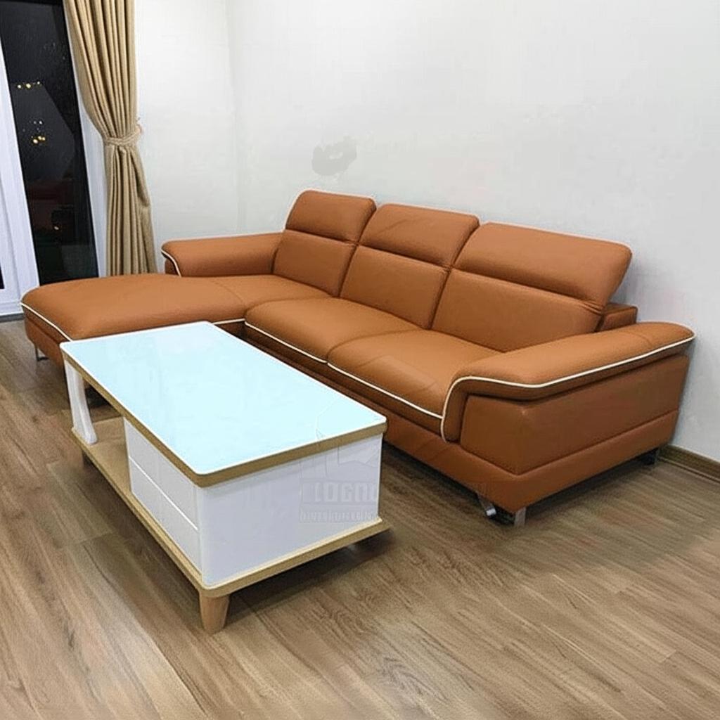 Sofa góc da chữ L – SFD12