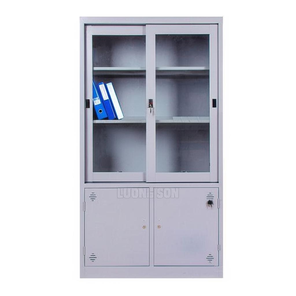 Tủ sắt văn phòng K3 cánh lùa TS09