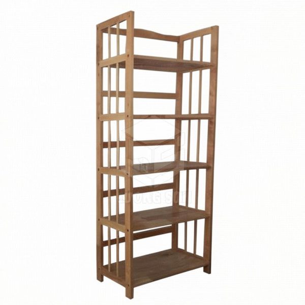 Kệ gỗ cao su 5 tầng – KG03