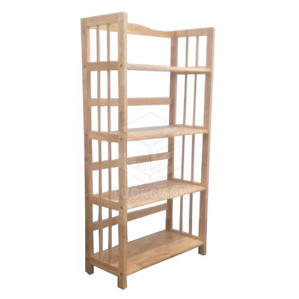 Kệ gỗ cao su 4 tầng – KG02