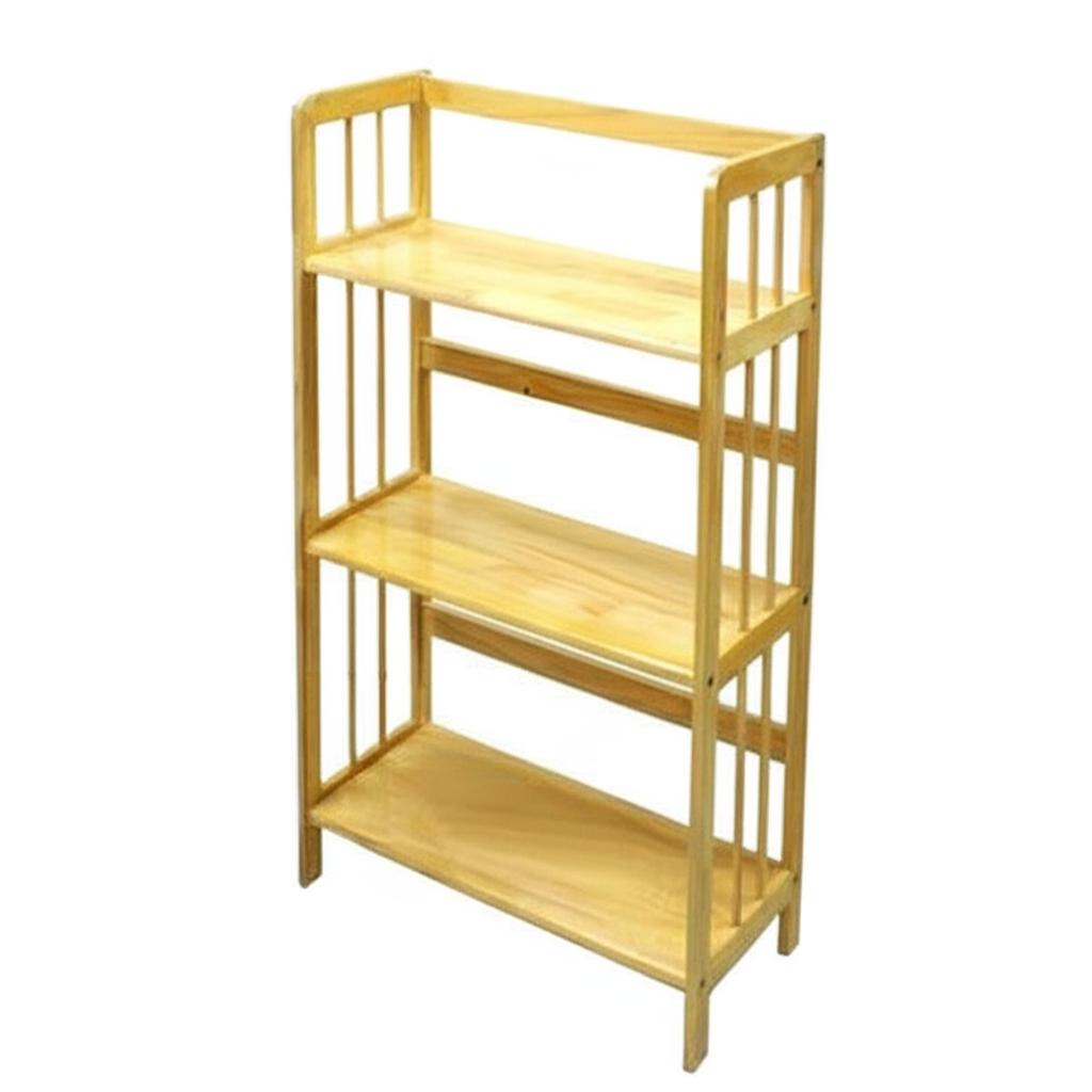 Kệ gỗ cao su 3 tầng – KG01