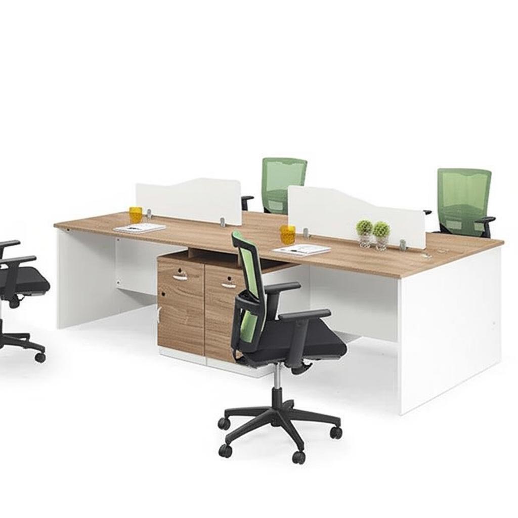 Module bàn làm việc CB2124 - Góc nhìn tổng thể