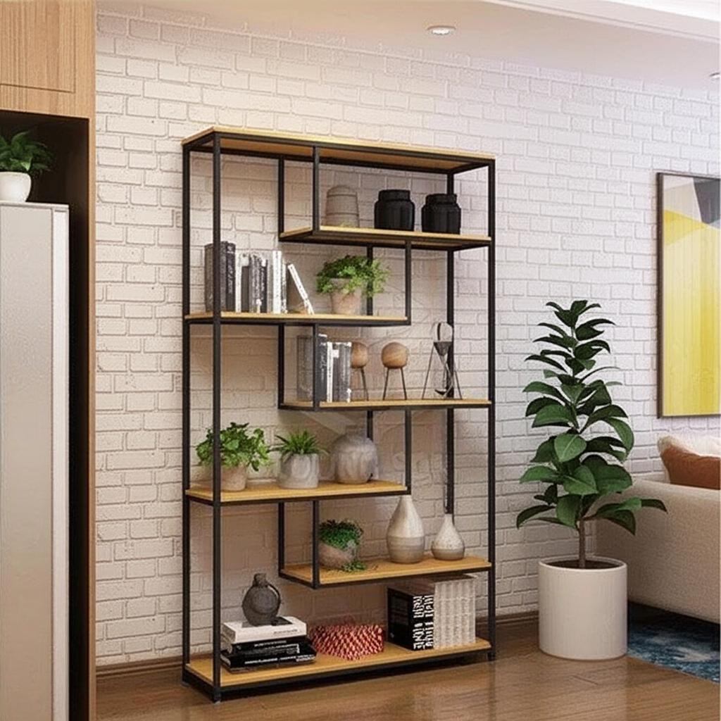 Kệ sắt trang trí KS36 - điểm nhấn nghệ thuật cho mọi không gian
