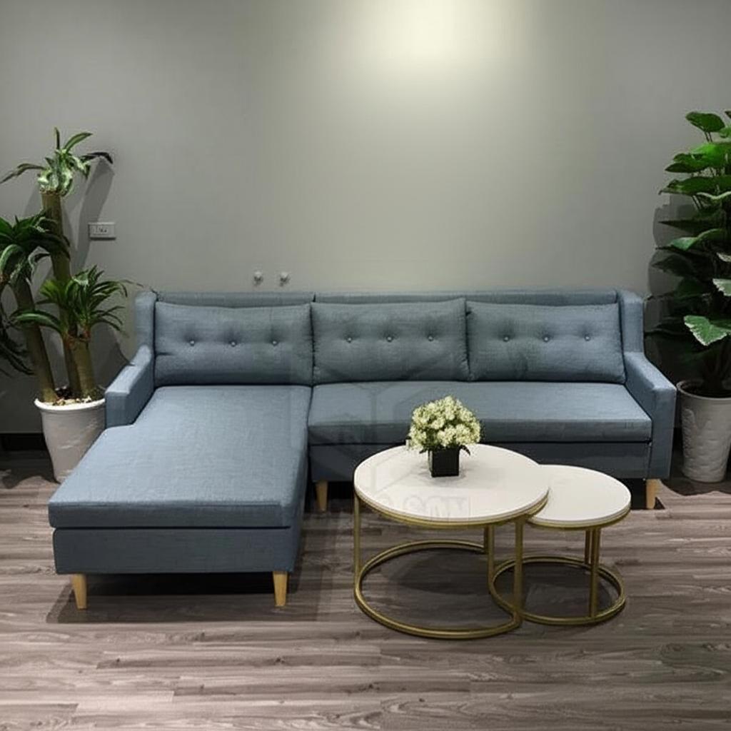 Sofa góc nỉ chữ L – SFG13X