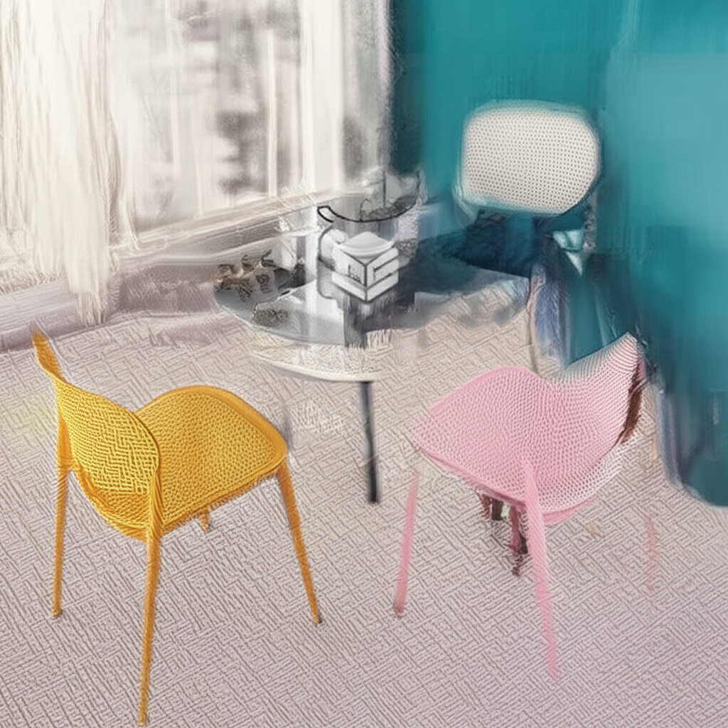 Bàn Tulip mặt giả đá D70 BCF02