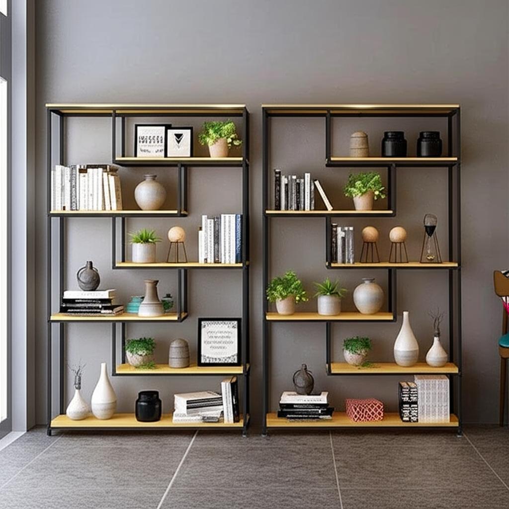 Kệ sắt KS36 trong không gian sống hiện đại