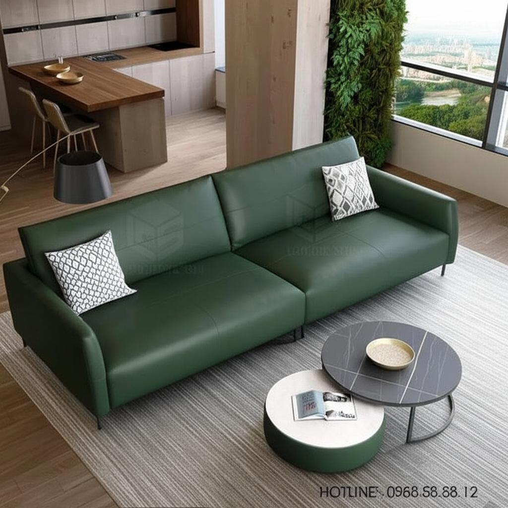 Sofa văng da cao cấp Etovi - Mã SFD41