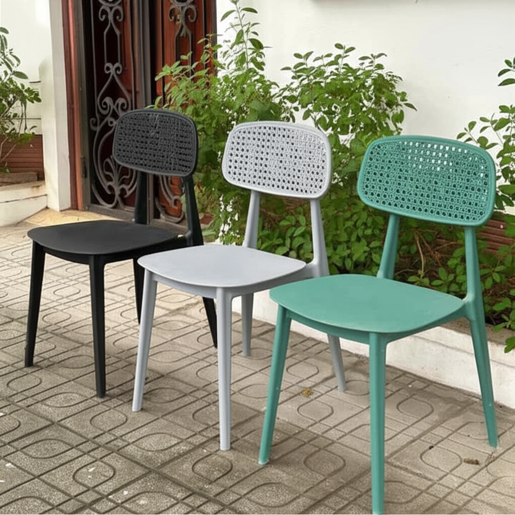 Ghế nhựa đúc Bunny tựa lỗ GND22