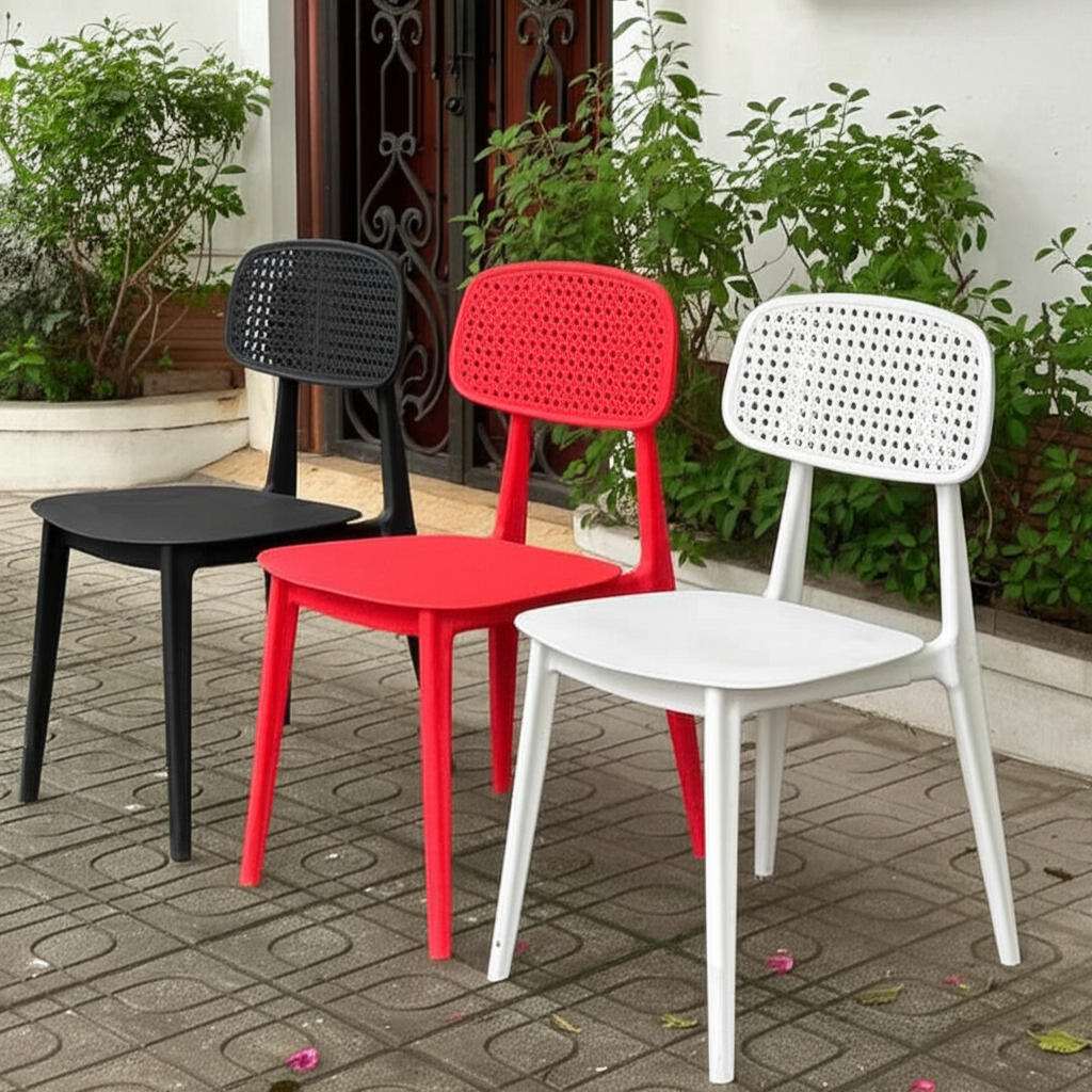 Ghế nhựa đúc Bunny tựa lỗ GND22