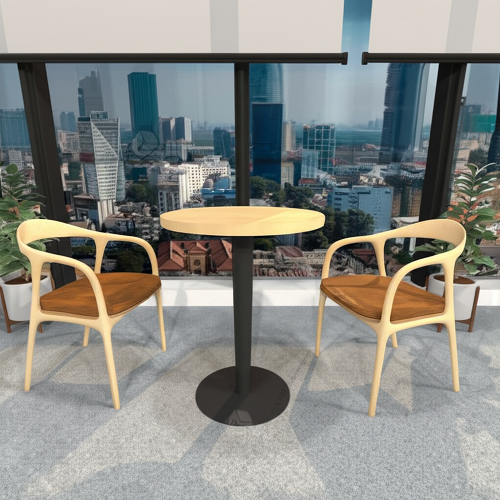 Bàn Cafe Mặt Tròn D60 BCF28