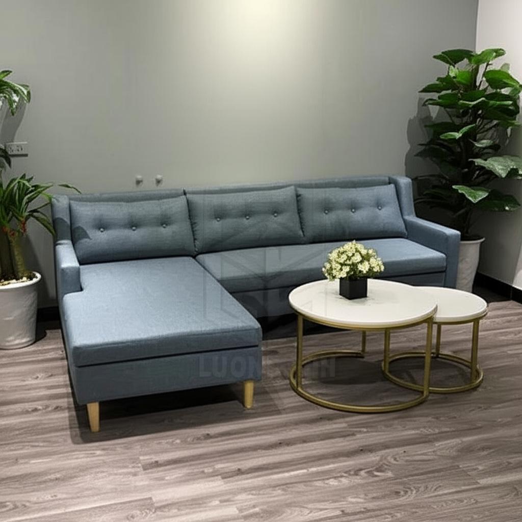 Sofa góc nỉ chữ L – SFG13X