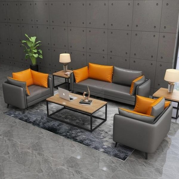 Bộ ghế sofa da tiếp khách cao cấp SVP05
