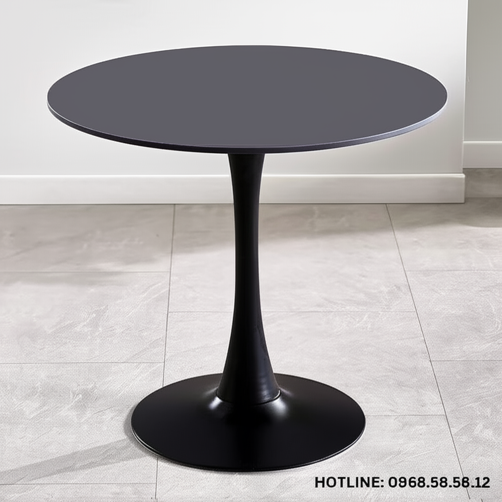 Bàn Tulip mặt giả đá D80 BCF03