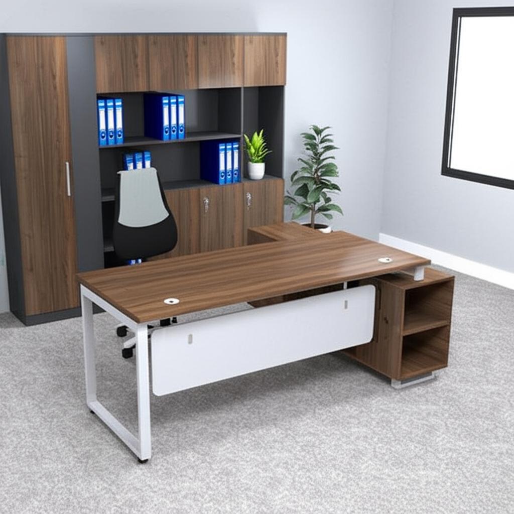 Không gian quyền lực với Bàn giám đốc chữ L Sima BGD39T