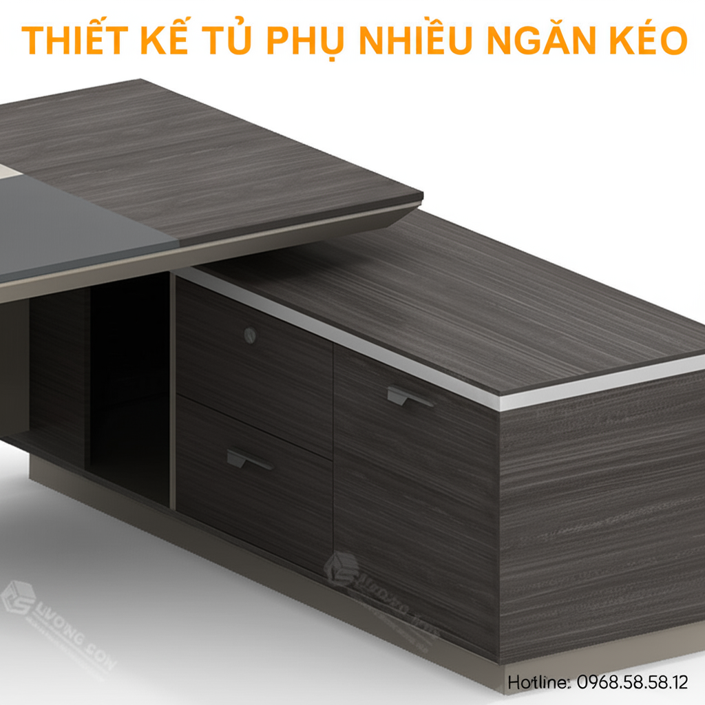 Bàn giám đốc nhập khẩu Galaxy 2m8 B905-2820