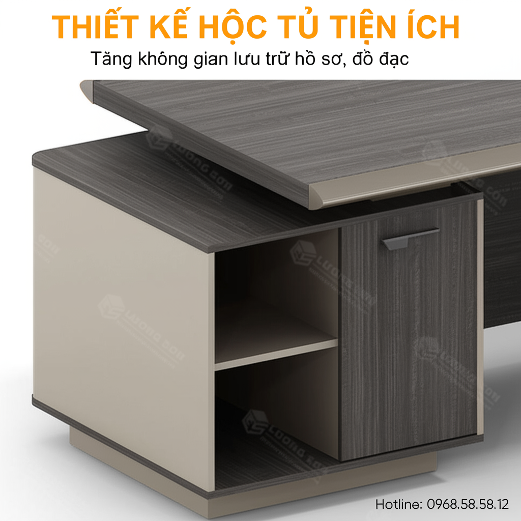 Bàn giám đốc nhập khẩu Galaxy 2m8 B910-2820