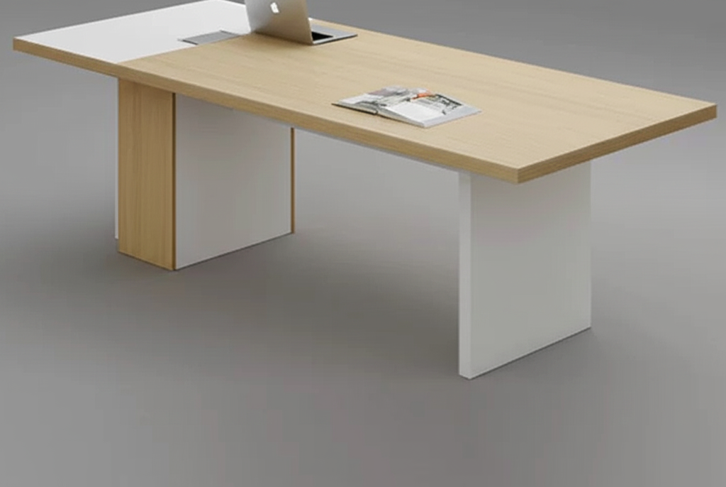 Bàn họp gỗ hiện đại 2m4 BH58