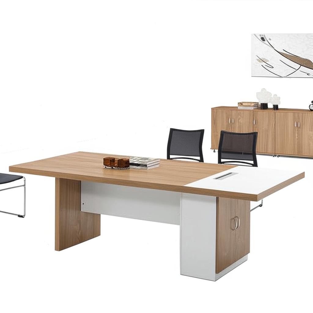 Bàn họp gỗ hiện đại 2m4 BH58