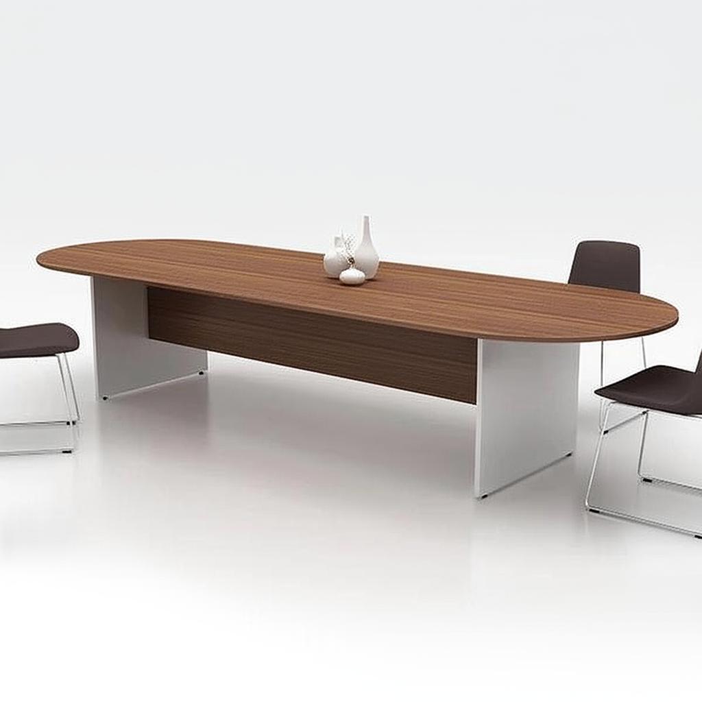 Bàn họp mặt hình Oval BH59N