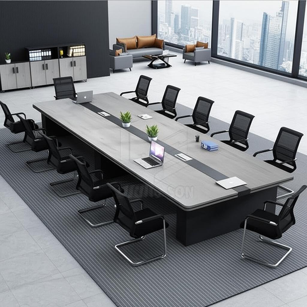 Bàn họp Phoenix 6m bo cạnh BH6160
