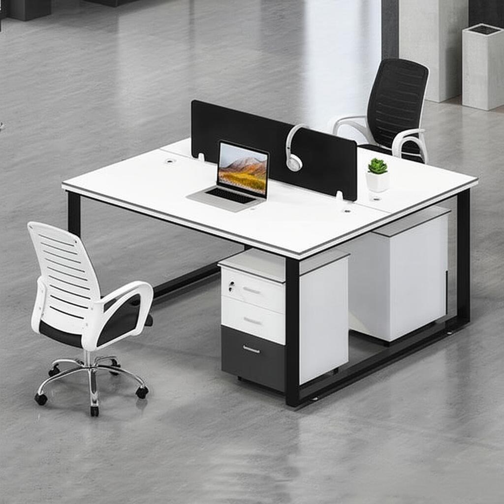 Bàn làm việc nhóm chữ U 2 người 1m2 CB1112