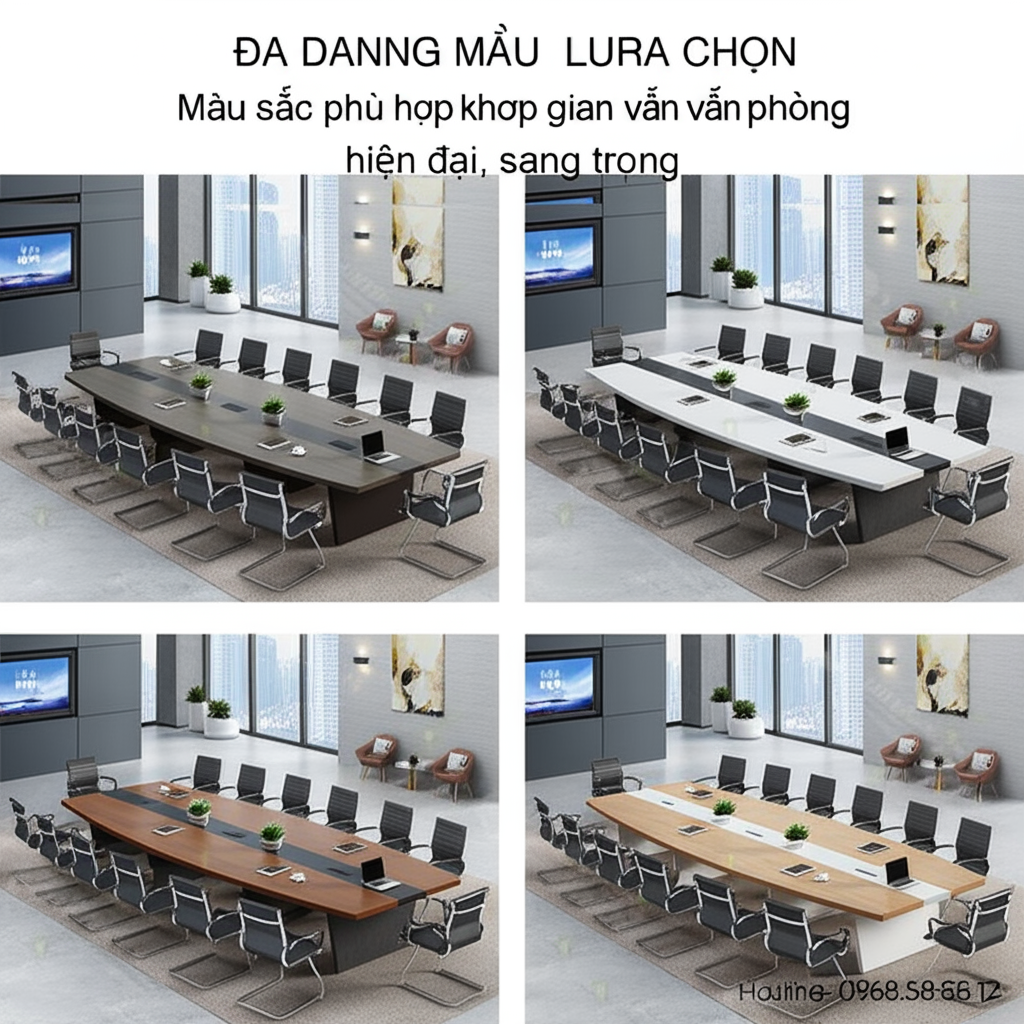 Bàn phòng họp lớn BH90