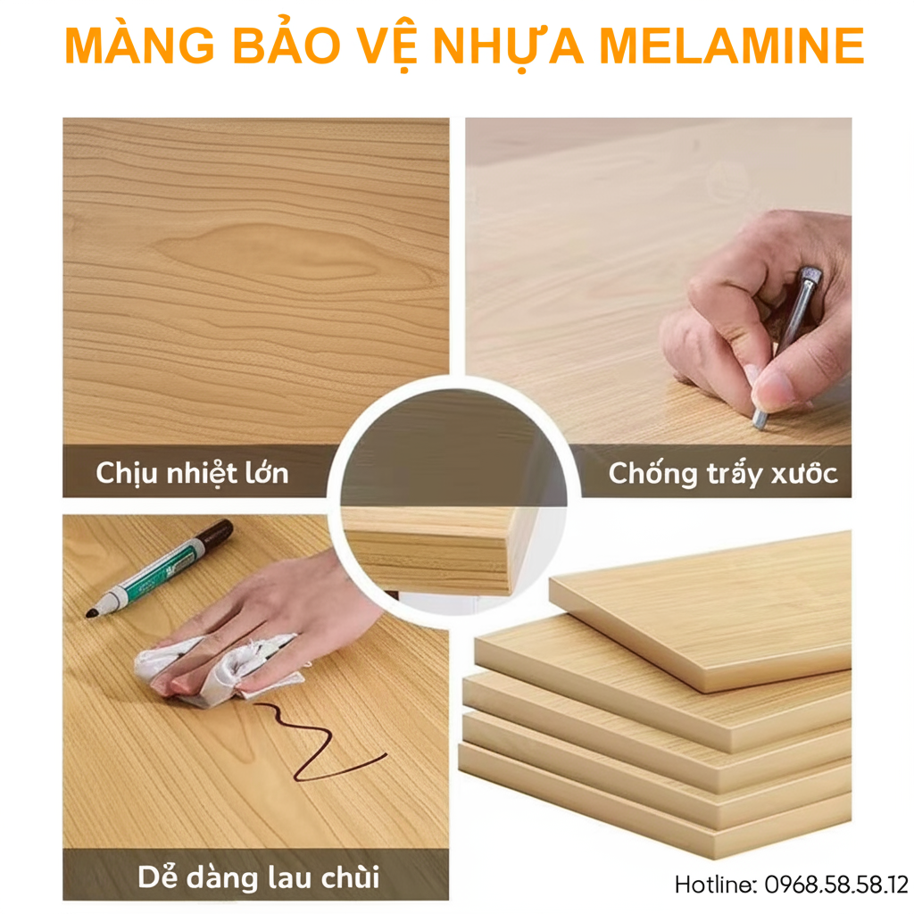 Chất liệu bàn họp lớn BH87