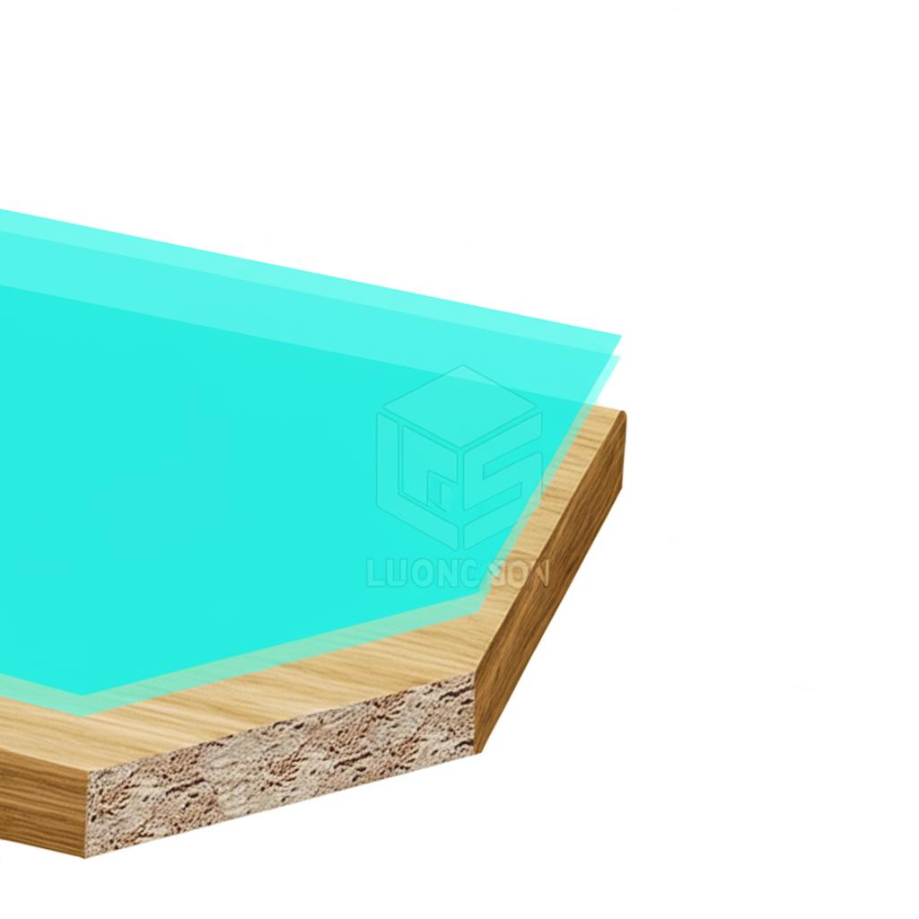 Chất liệu gỗ MDF phủ Melamine cao cấp