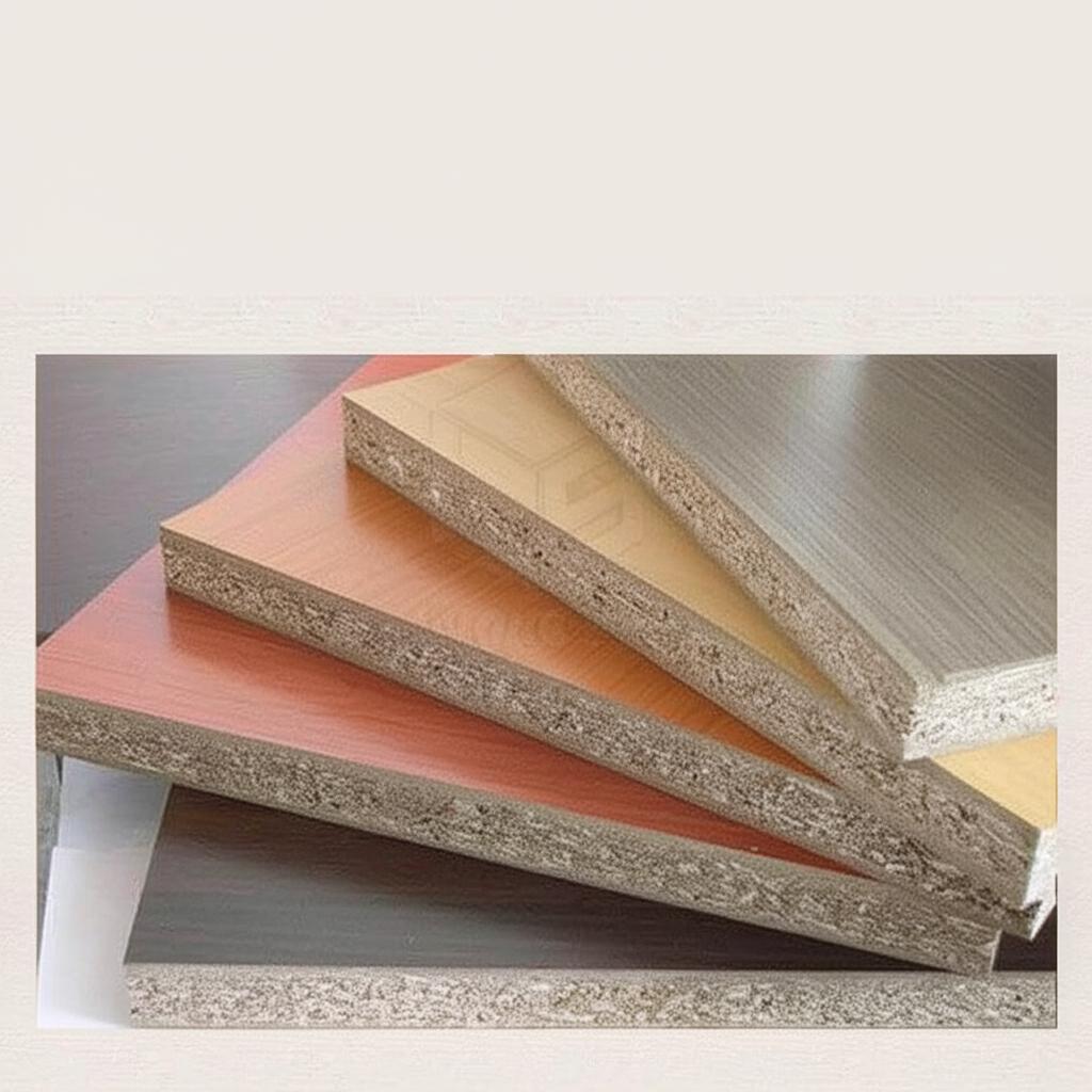 Chất liệu gỗ MDF phủ Melamine cao cấp