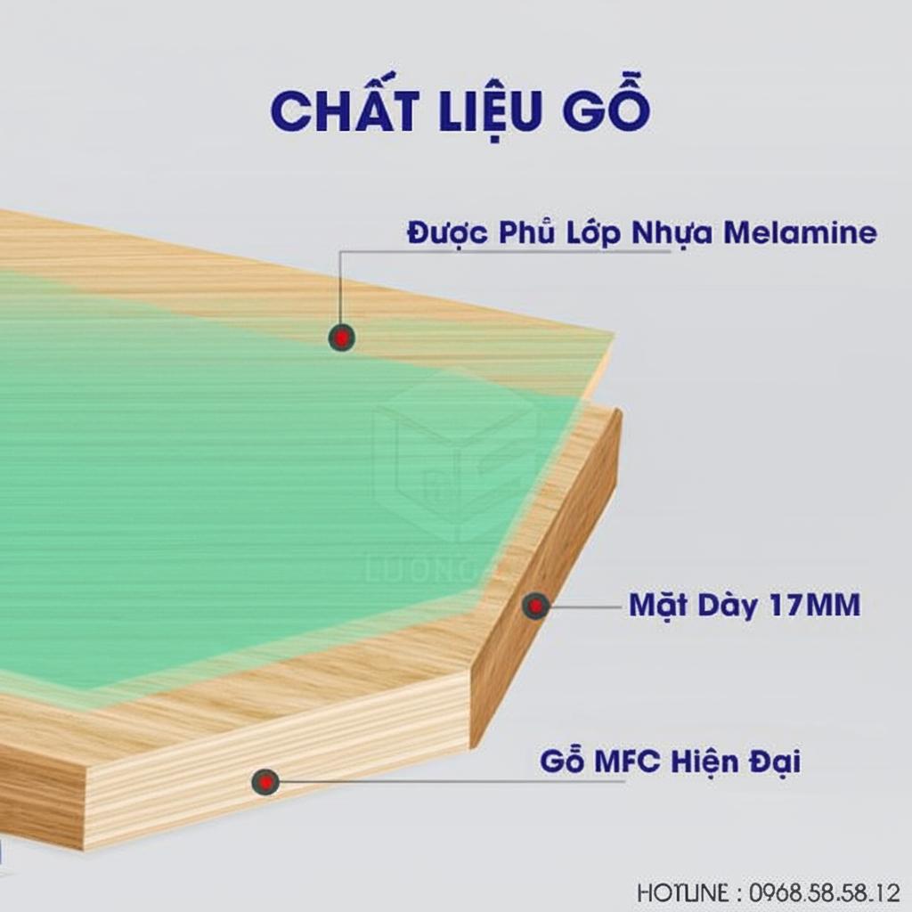 Bộ kệ trang trí 5 tầng KS34