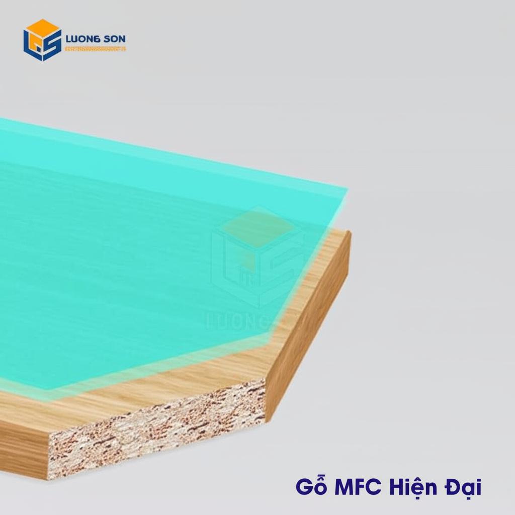 Chất liệu gỗ tủ kệ KS31