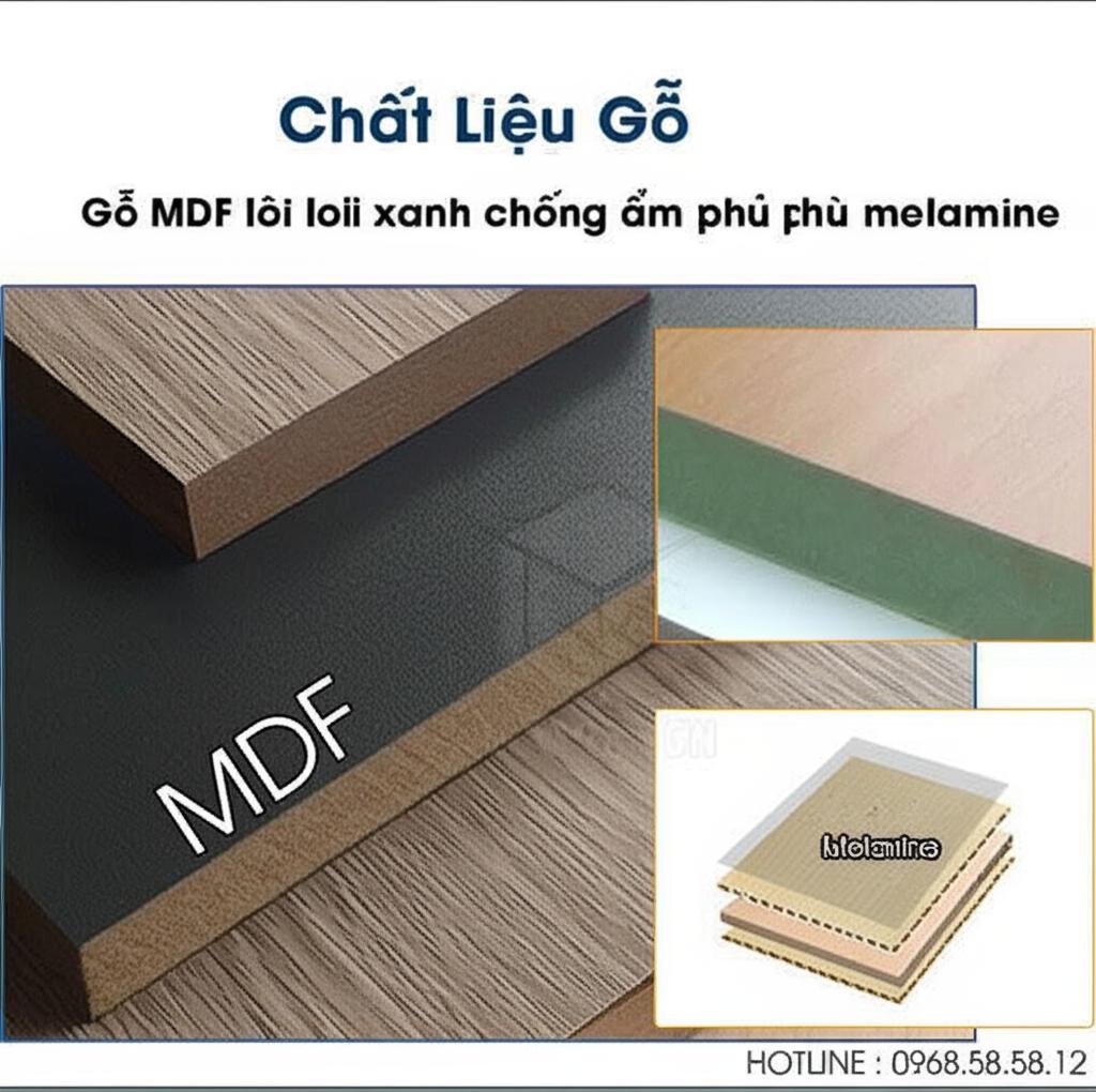 Chất liệu gỗ cao cấp, bền đẹp theo thời gian