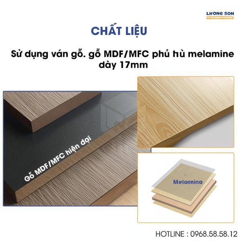 Chất liệu gỗ cao cấp