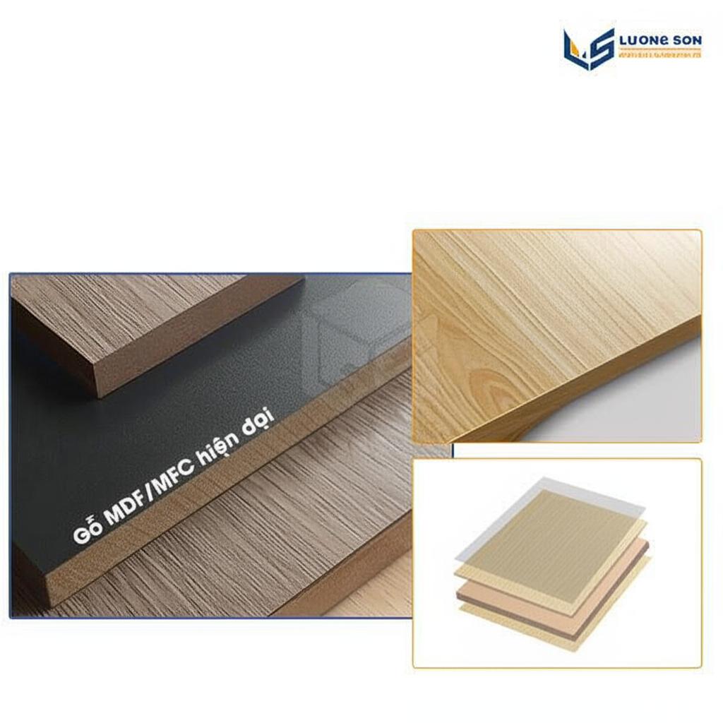 Chất liệu gỗ MDF cao cấp