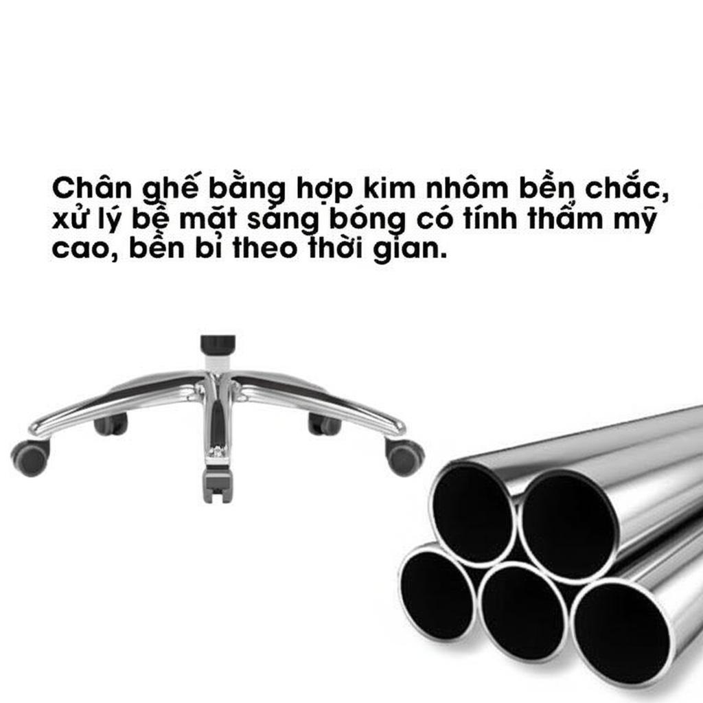 Ghế Eames đệm cúc chân xoay XJ4